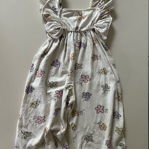 Zara floral jumpsuit